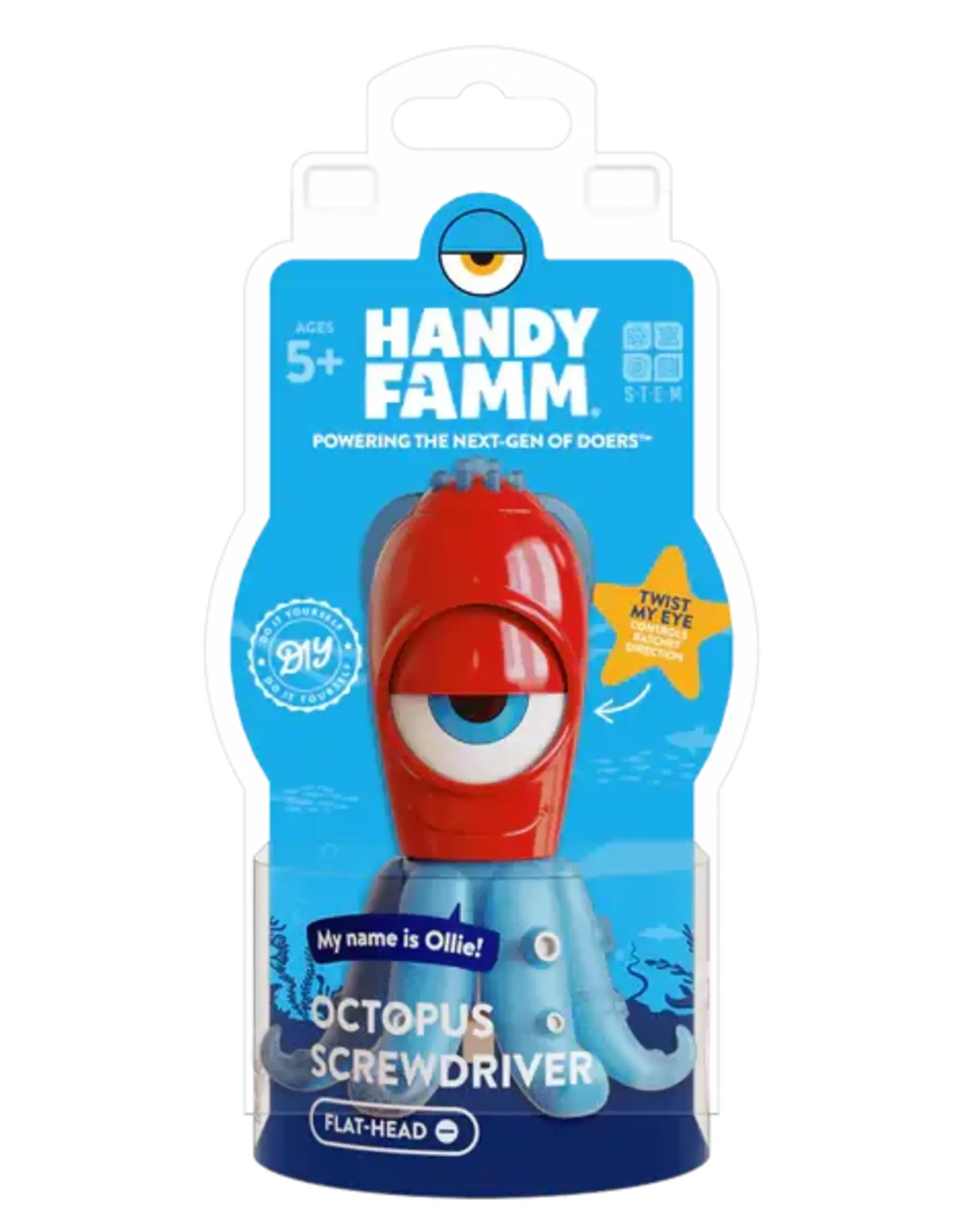 Handy Famm Red Octopus Flat Screwdriver