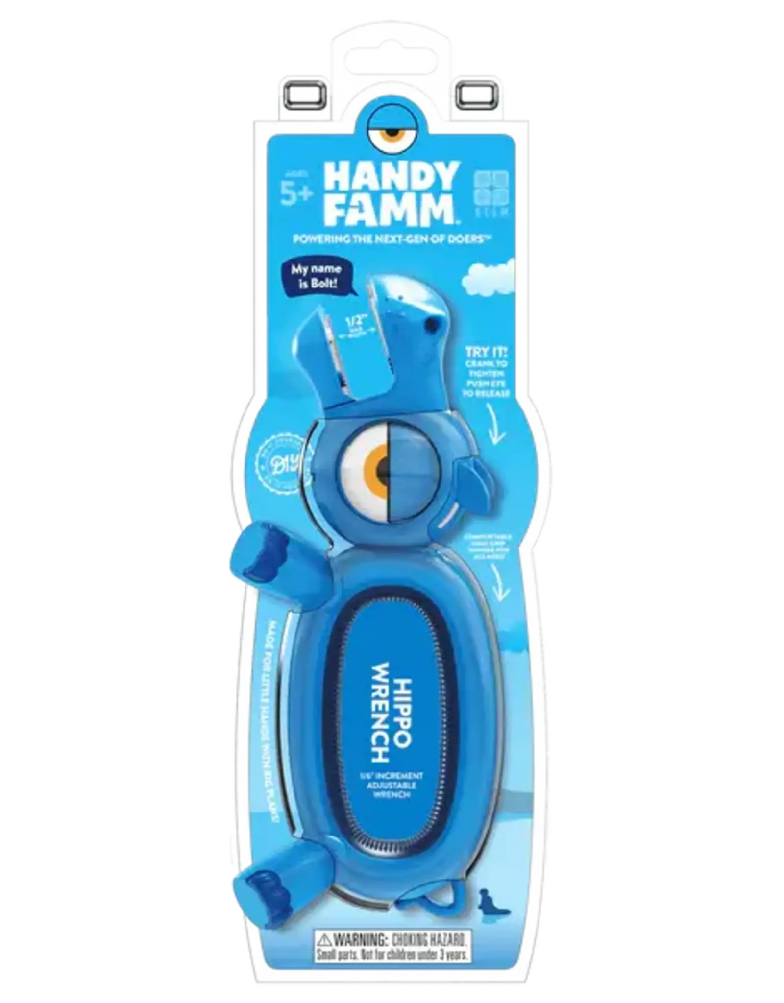 Handy Famm Hippo Wrench "Bolt" Blue