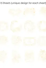 Grabie 15 Sheets 140LB Autumn- Themed Watercolor Coloring