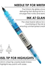 Grabie Dual-Tip Notetaking Pen Set Of 6  - Vivid Splash