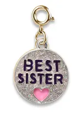 High IntenCity Charm It: Gold Glitter Best Sister Charm