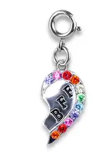 High IntenCity Charm It: Silver BFF Broken Heart Charm