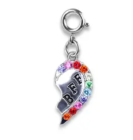 High IntenCity Charm It: Silver BFF Broken Heart Charm