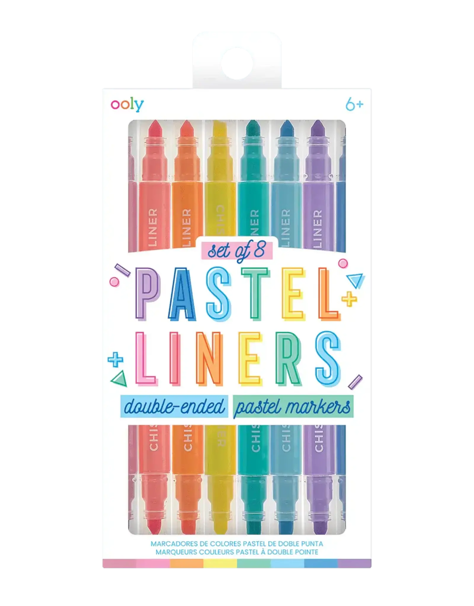 Ooly Pastel Liners: Double-Ended Pastel  Markers