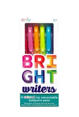 Ooly Bright Writers: Colored Ink  Rectractable Ballpoint
