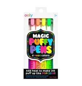 Ooly Magic Puffy Pens: Neon