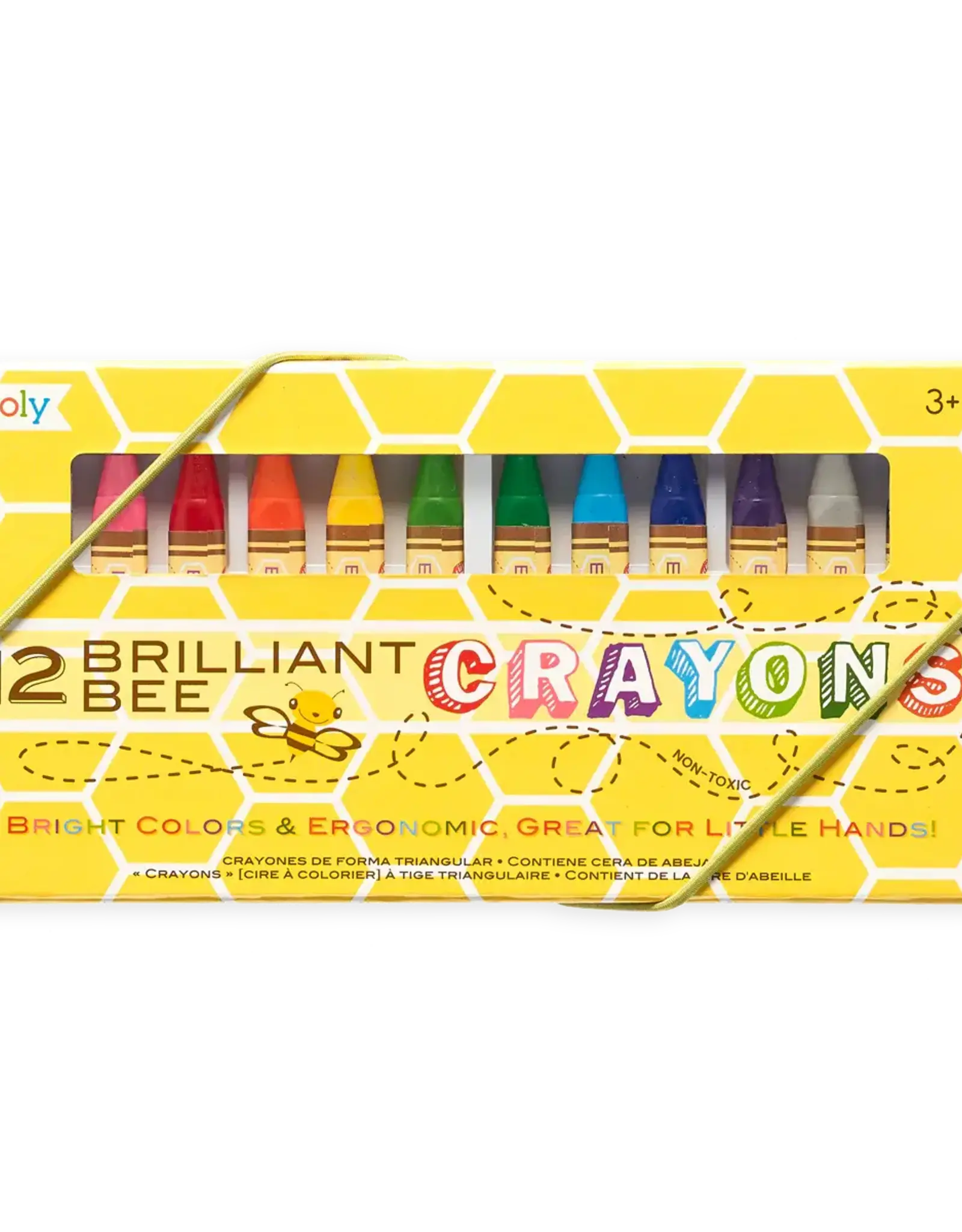 Ooly Brilliant Bee Crayons - Set of 12