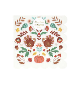 Meri Meri Folk Fall Large Napkins