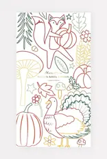 Meri Meri Thanksgiving Color In Activity  Tablecloth
