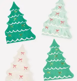 Meri Meri Christmas Tree With Bows Napkins