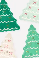 Meri Meri Christmas Tree With Bows Plates