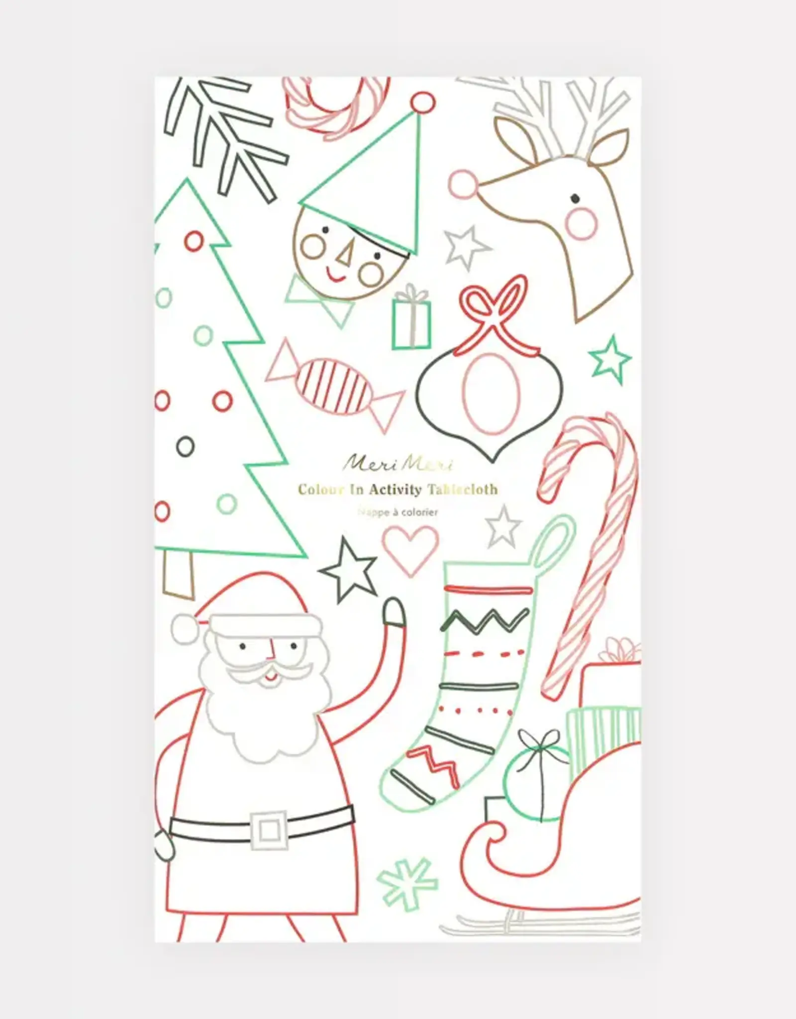 Meri Meri Christmas Colour In Activity Tablecloth