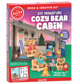 Klutz DIY Miniature Cozy Bear Cabin
