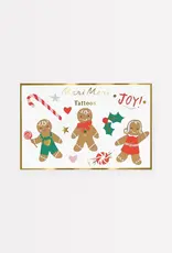 Meri Meri Gingerbread Temporary  Tattoos