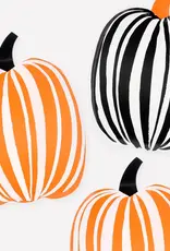 Meri Meri Stripe Pumpkin Plates