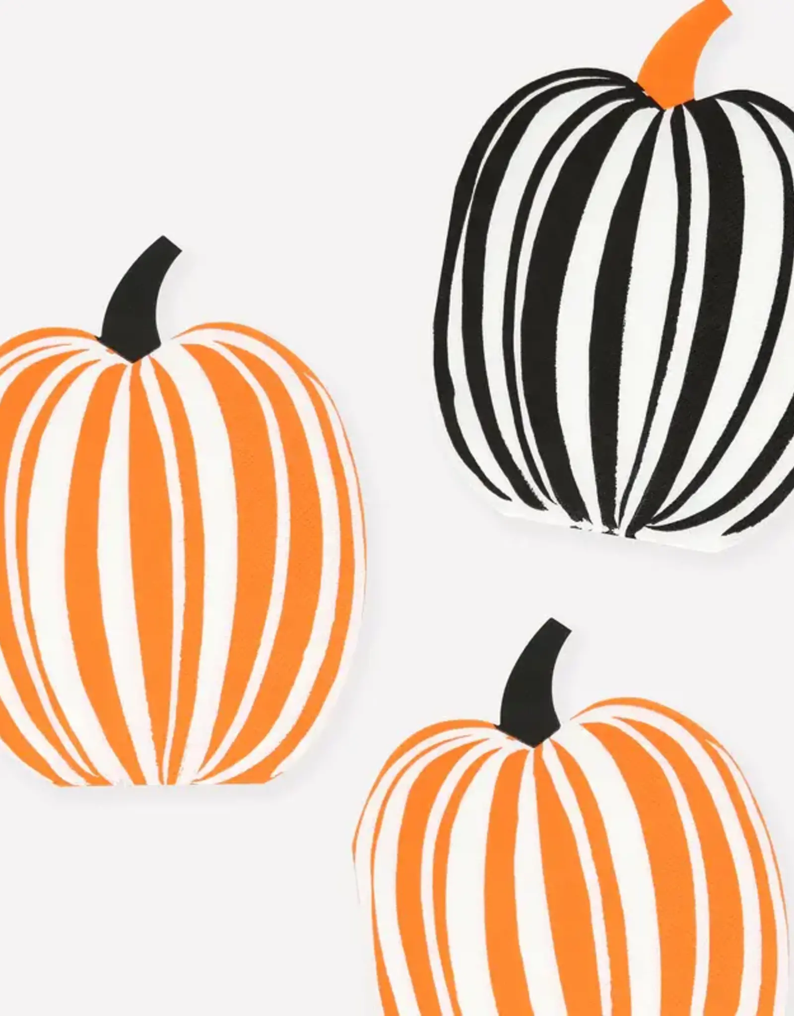 Meri Meri Stripe Pumpkin Napkins