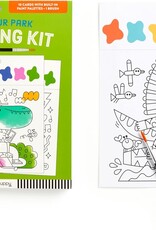 Chronicle Books Dinosaur Park Painting Kit