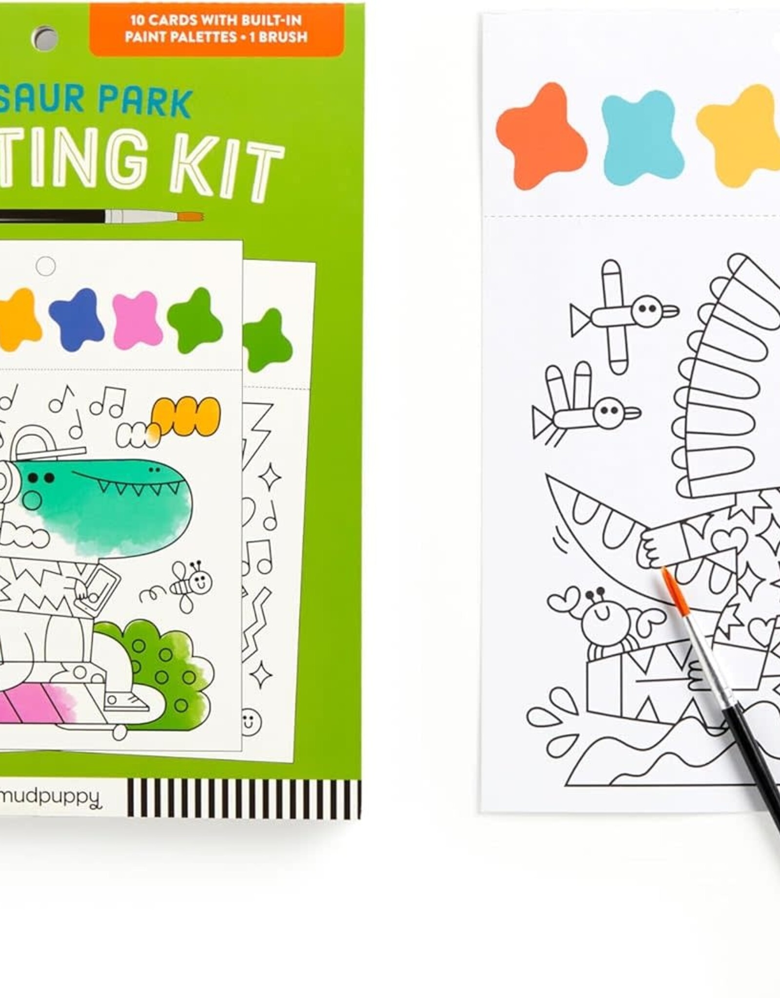 Chronicle Books Dinosaur Park Painting Kit