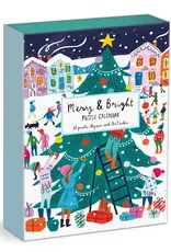 Chronicle Books Puzzle Advent Calendar: Merry and Bright
