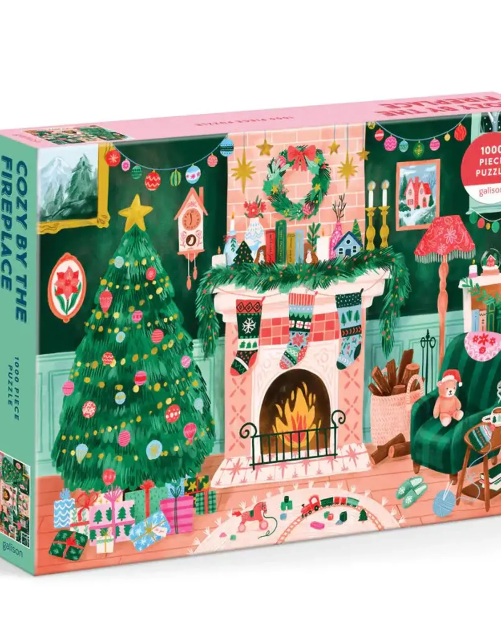 Chronicle Books 1000pc Puzzle: Cozy Fireplace