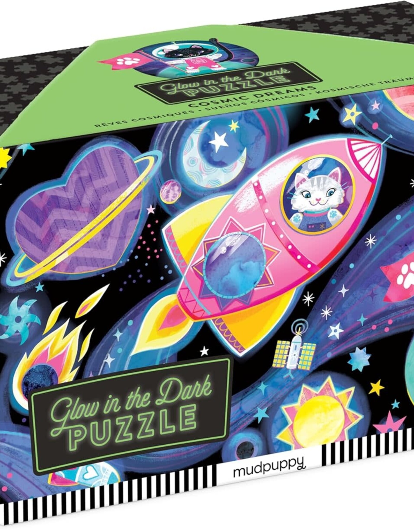 Chronicle Books 100pc Puzzle: Cosmic Dreams Glow
