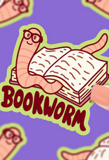 Turtle Soup Vinyl Sticker: Bookworm