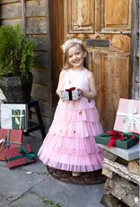 Creative Education Christmas Tree Dress & Headpiece,  Blush, 3-4