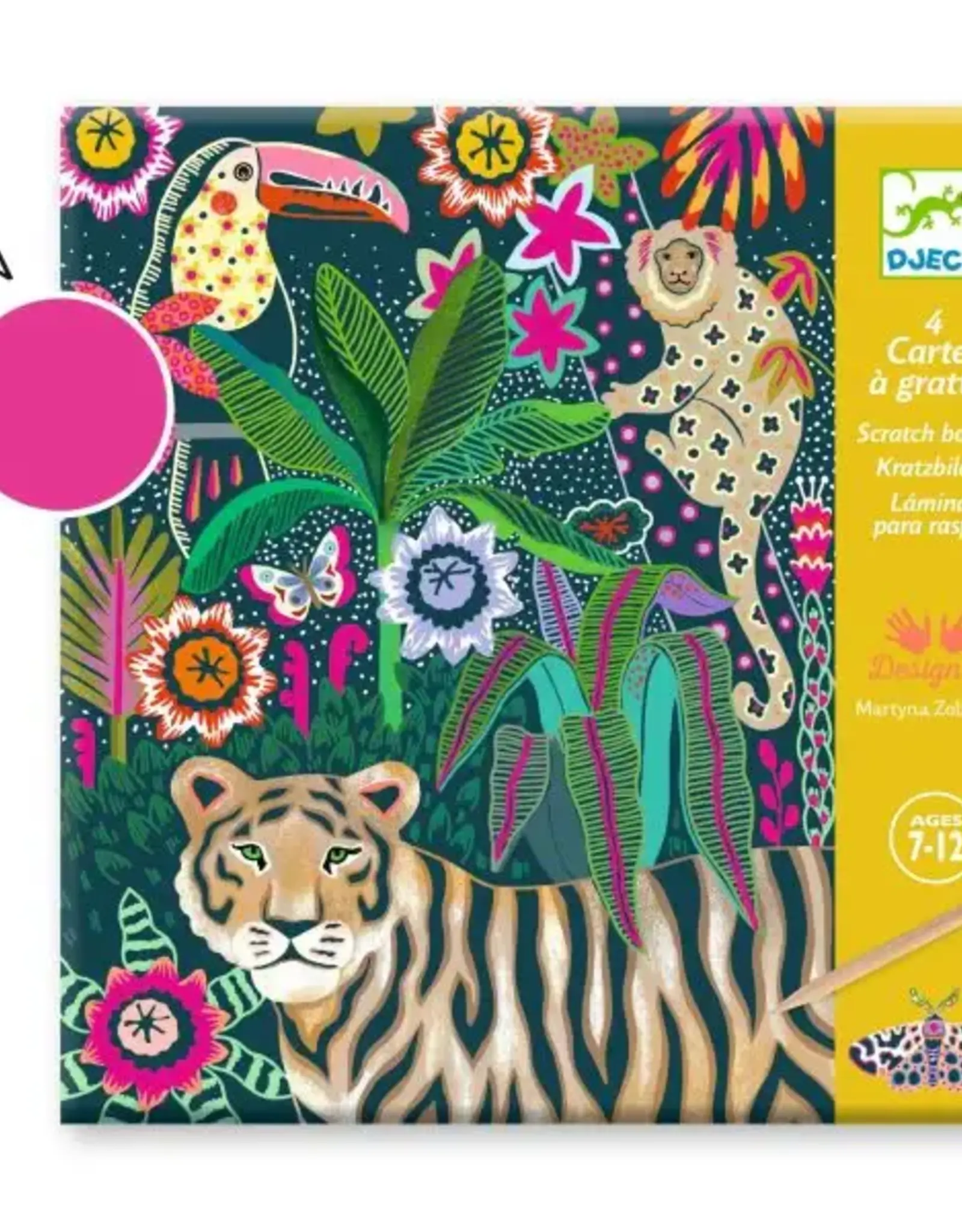 Djeco PG Scratch Cards Rococo
