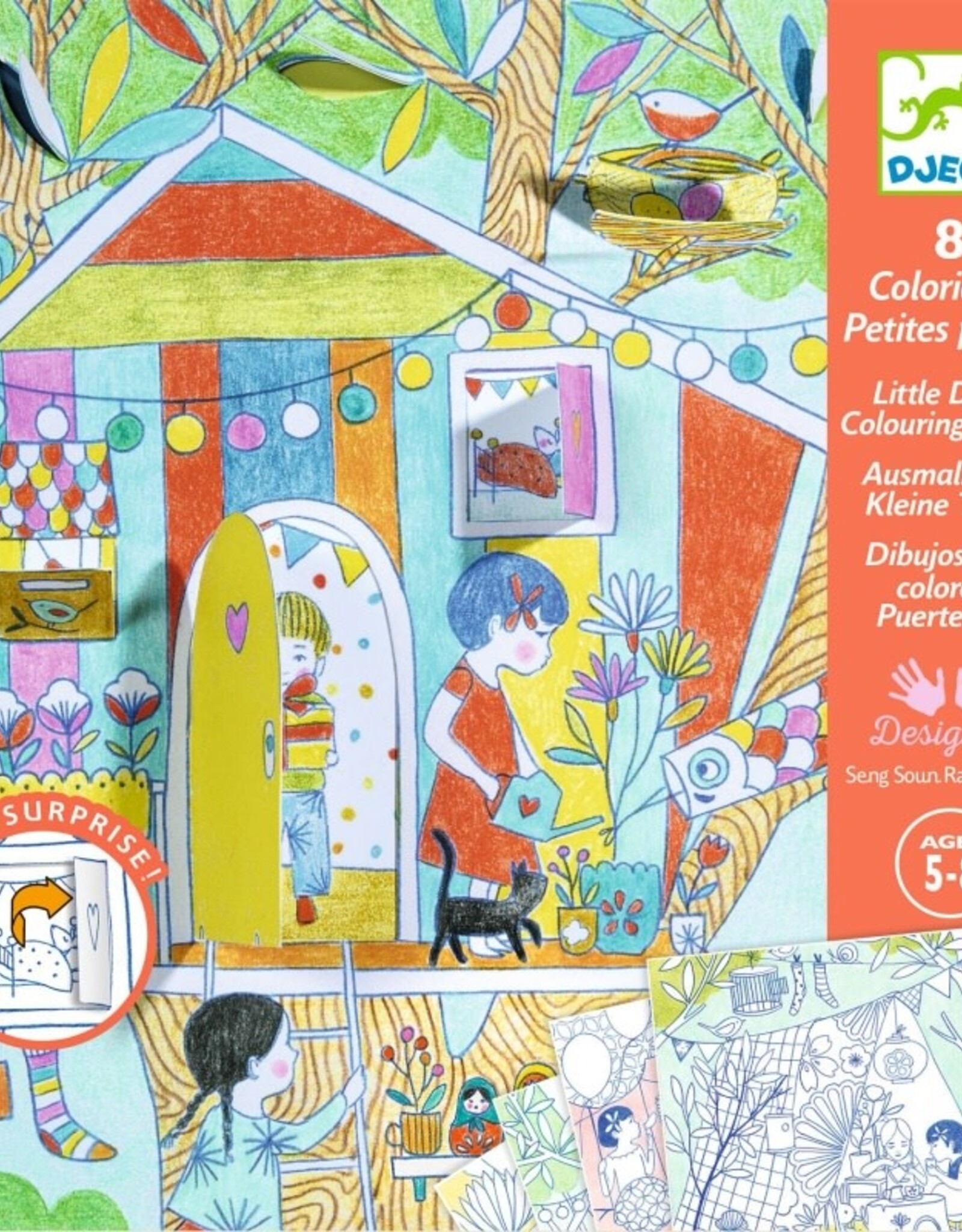 Djeco PG Coloring Nina’s Play Tents