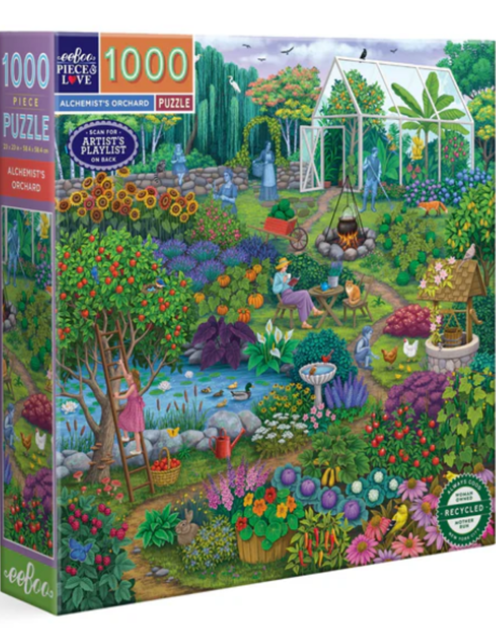 eeBoo 1000pc Puzzle: The Alchemist's Orchard