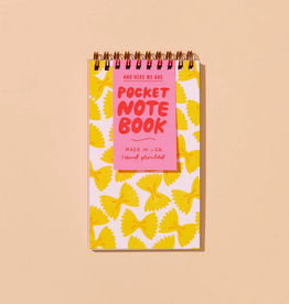 And Here We Are Pocket Notebook: Farfalle Bowtie Pasta