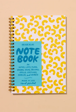 And Here We Are Spiral Notebook: Macaroni