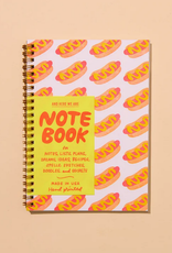And Here We Are Spiral Notebook: Hotdog