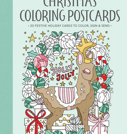Schiffer Publishing Christmas Coloring Postcards