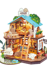 Hands Craft DIY Miniature House Kit: Puppy's Cozy Villa