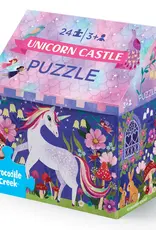 Crocodile Creek 24pc Puzzle: Unicorn Castle