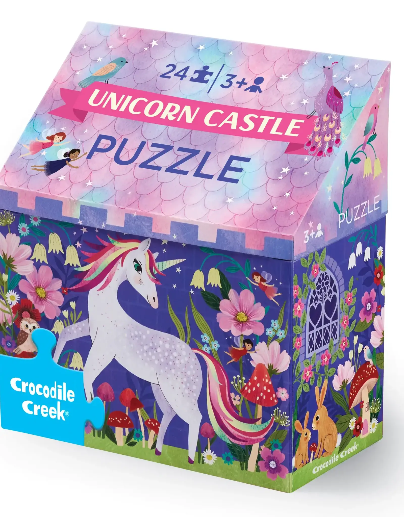 Crocodile Creek 24pc Puzzle: Unicorn Castle