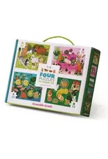 Crocodile Creek Four Puzzles Playful Pets