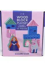 Crocodile Creek Build and Play Mini Wood Blocks: Princess  Palace