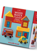 Crocodile Creek Build and Play Mini Wood Blocks: Busy City