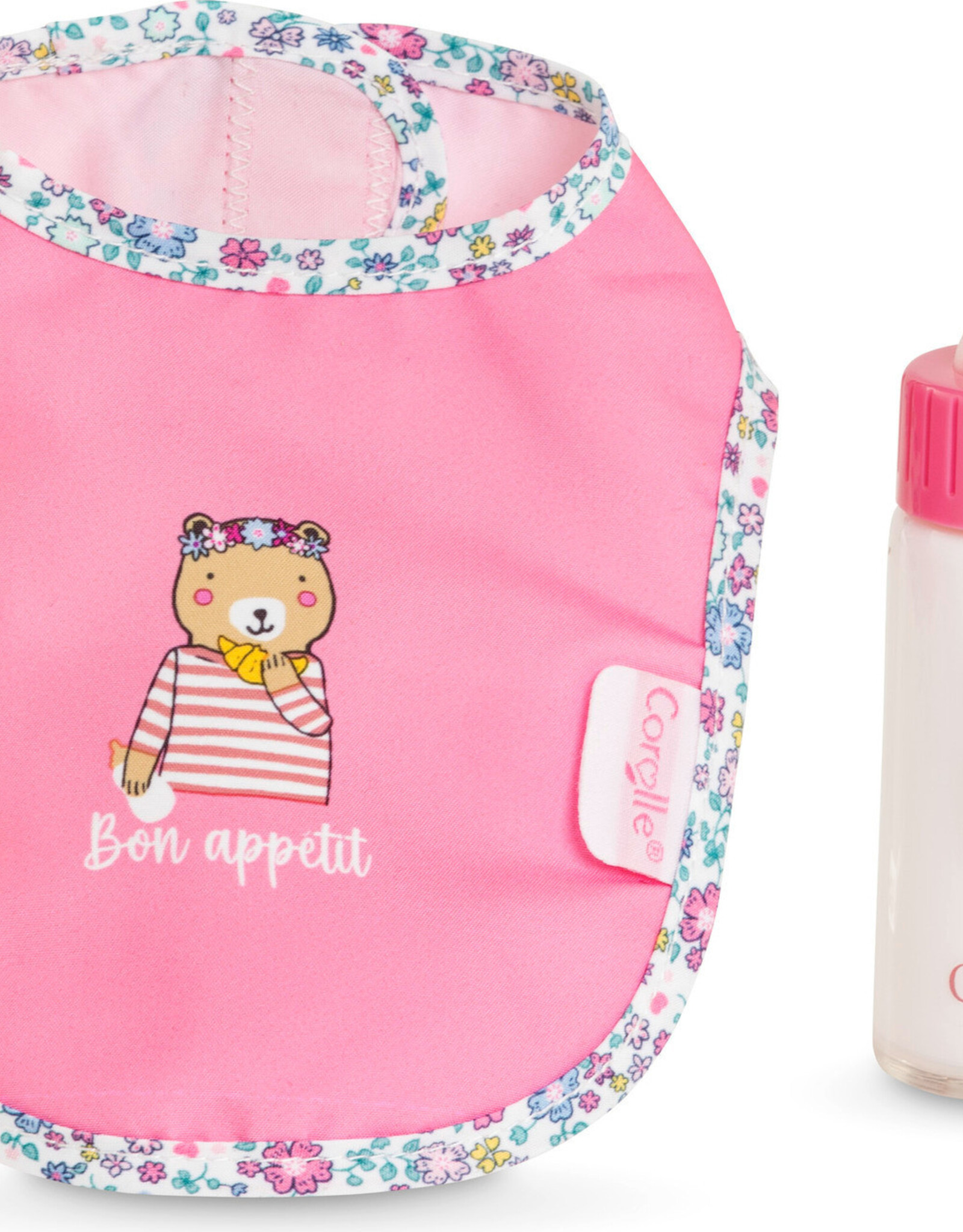 Corolle Bib & Magic Milk Bottle