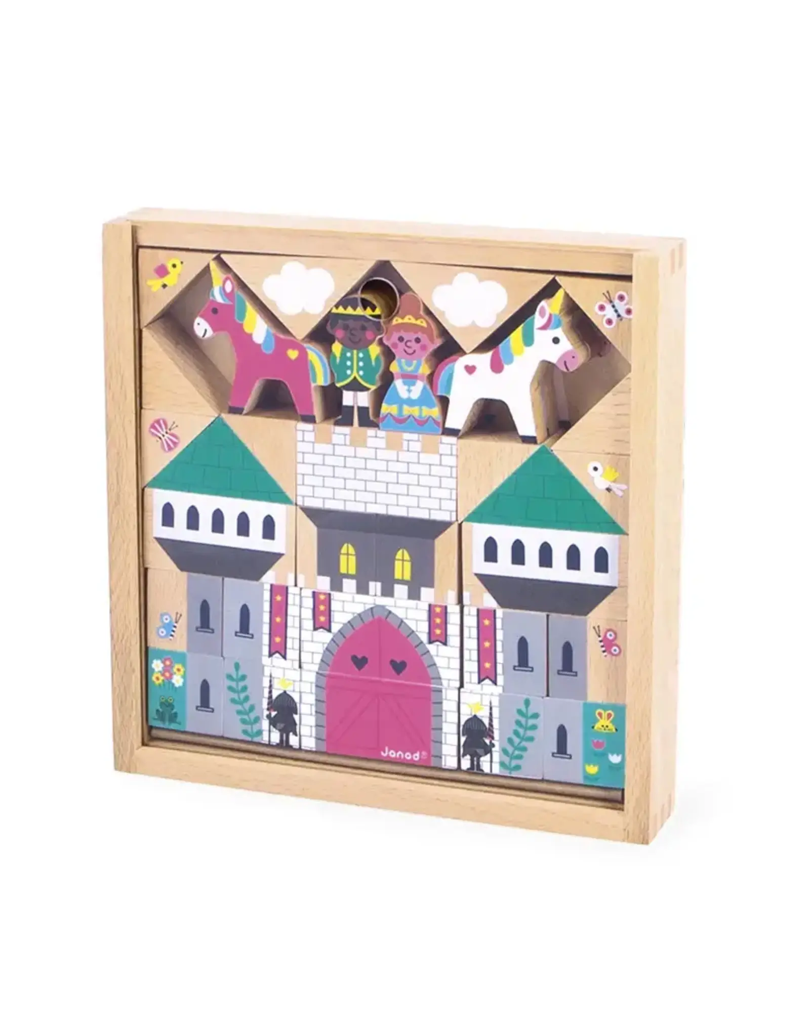 Janod Crossroads Enchanted Kingdom  Building Blocks