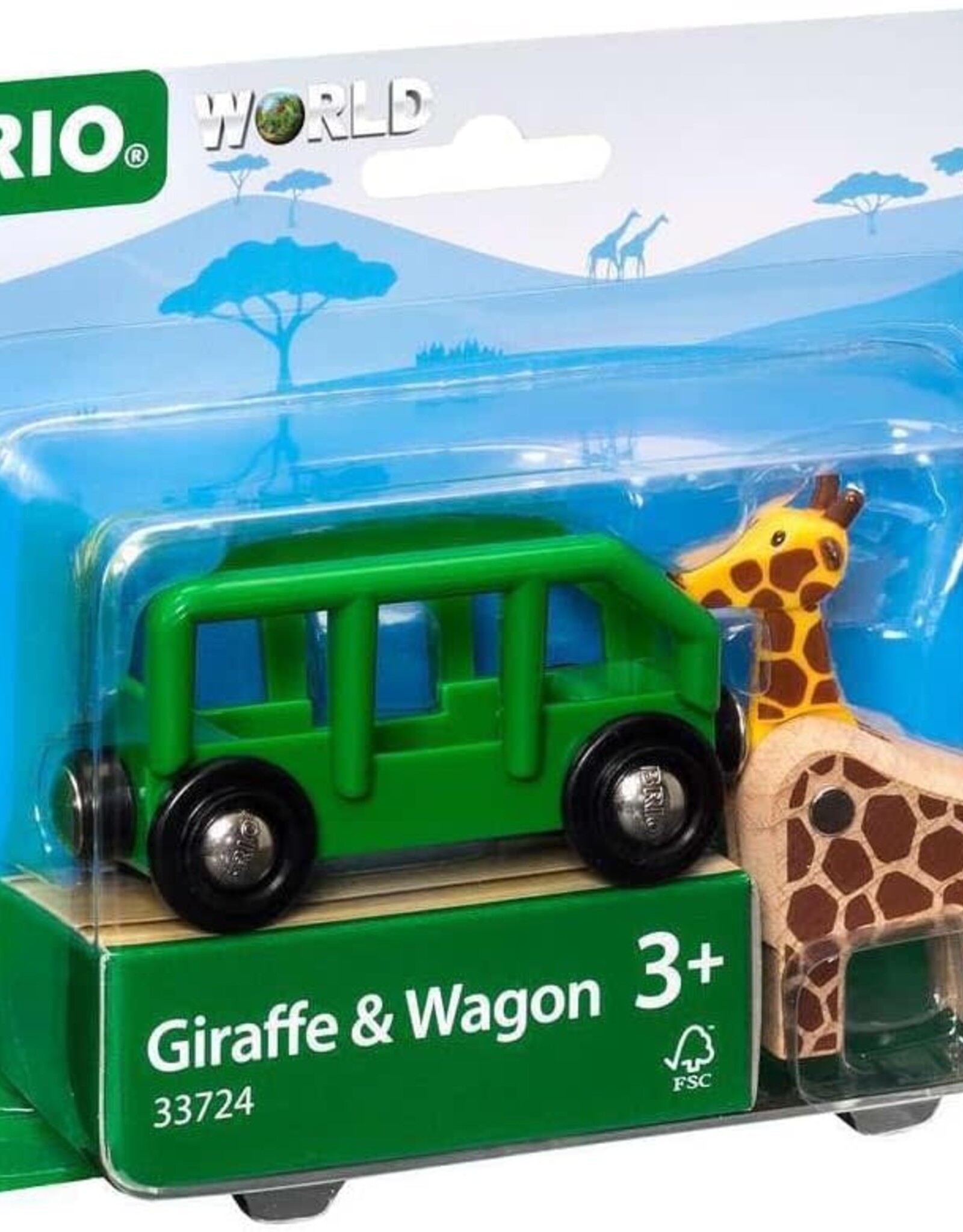 Ravensburger BRIO: Giraffe and Wagon