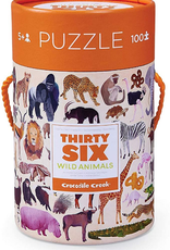 Crocodile Creek 100pc Puzzle 36 Wild Animals
