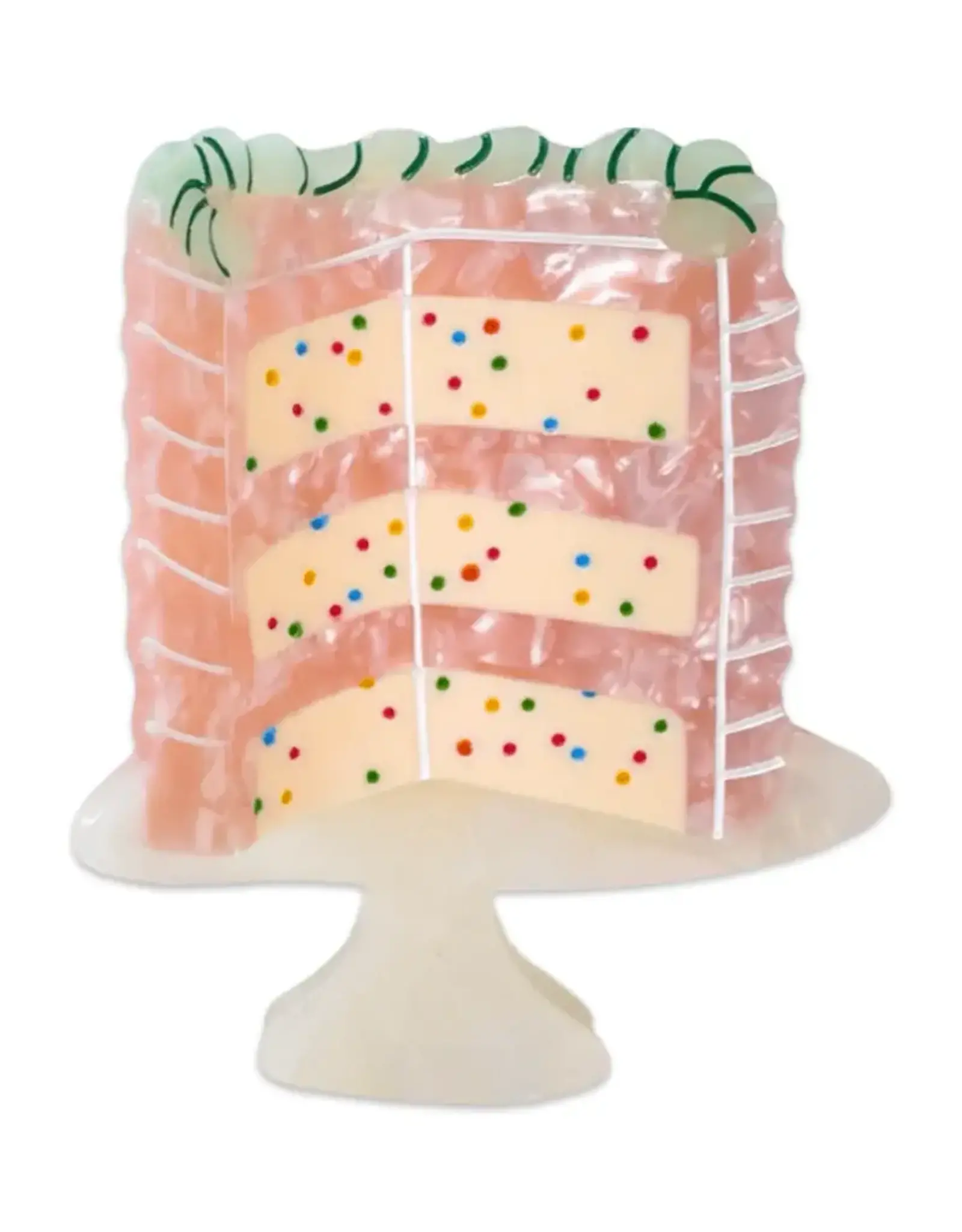 Jenny Lemons Large Hair Claw Clip: Confetti Cake