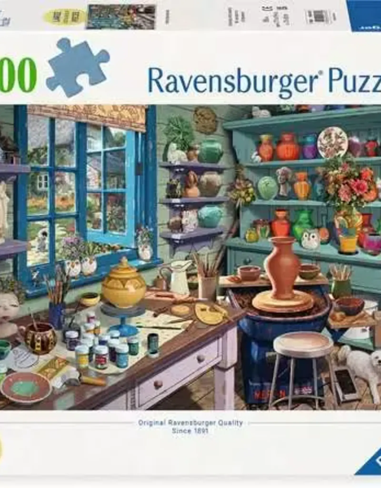 Ravensburger 500pc Puzzle: Pottery Studio Sanctuary, Large Format