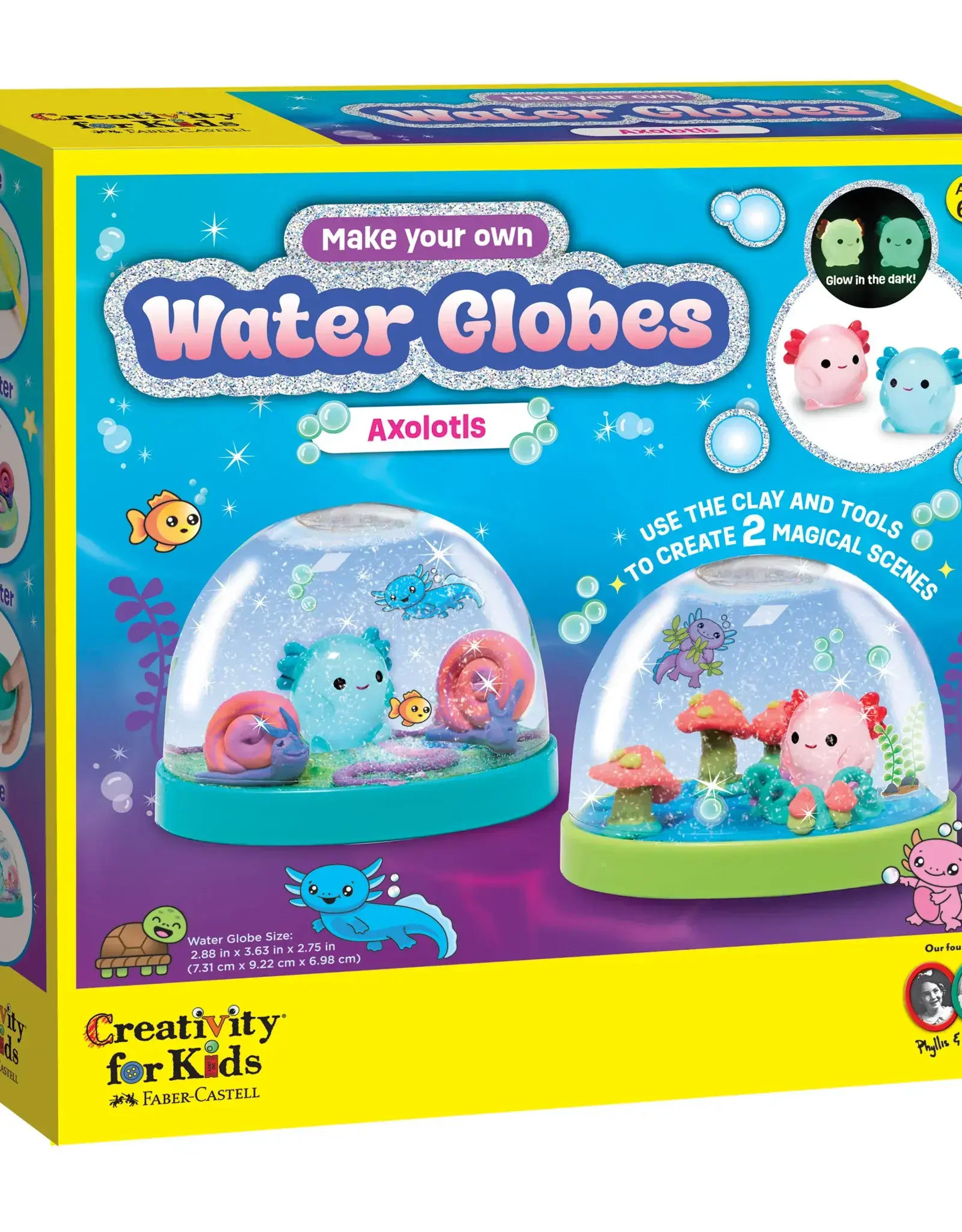 Faber-Castell MYO Water Globes Axolotls