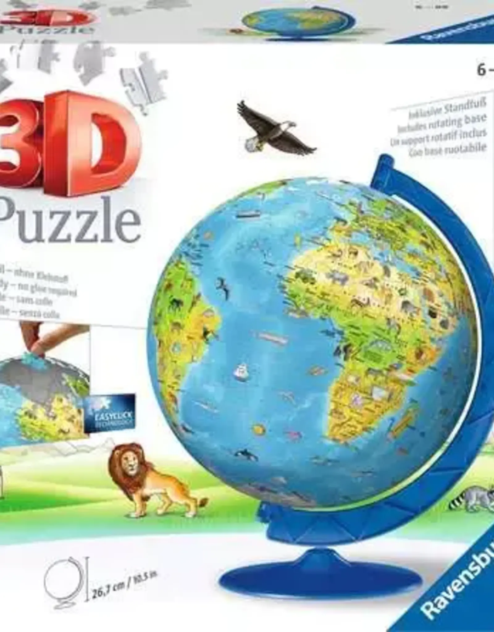 Ravensburger 180 pc Puzzle: Children's World Globe