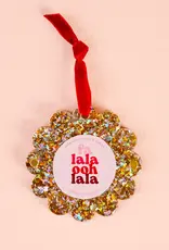 The Darling Effect APF Ornament-Gold Glitter
