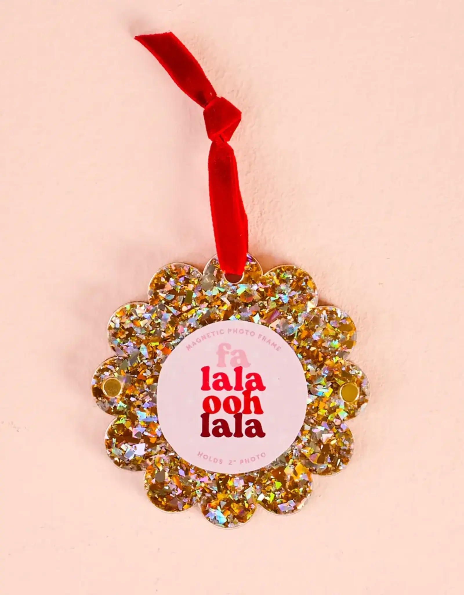 The Darling Effect APF Ornament-Gold Glitter